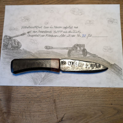 Allzweckmesser Königstiger 2WK mit Flusseiche