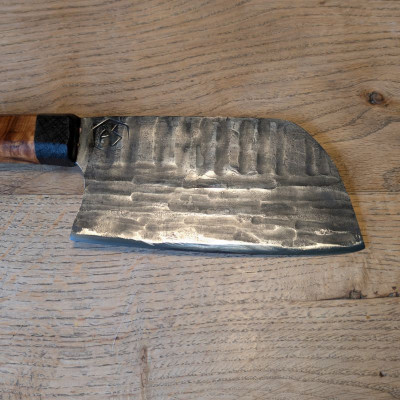 Küchenmesser/ Küchenbeil/ Grillbeil mit marokkanischer Thujaknolle