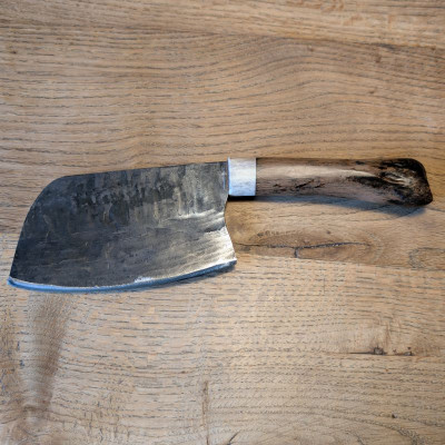 Das Mammut Beil Küchenmesser/ Küchenbeil/ Grillbeil mit Mammut- Rippe