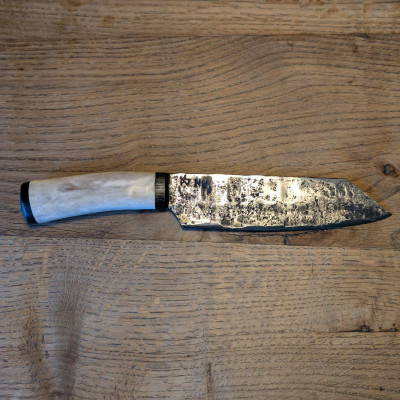 Küchenmesser Nebelwerfer und Hirschgeweih