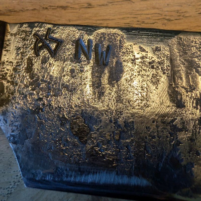 Küchenmesser Nebelwerfer und Hirschgeweih