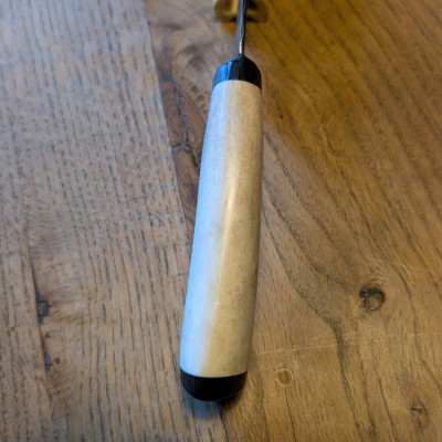 Küchenmesser Nebelwerfer und Hirschgeweih