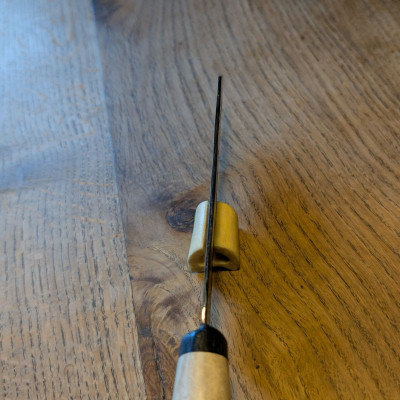 Küchenmesser Nebelwerfer und Hirschgeweih