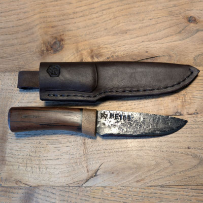 SAMMLERMESSER!!! Allzweckmesser Messerschmitt 109 mit uraltem Griff aus Pflanzenmaterial eines deutschen Tagebau