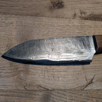 Küchenmesser Wolframstahl mit stabilisierter Robinien Knolle