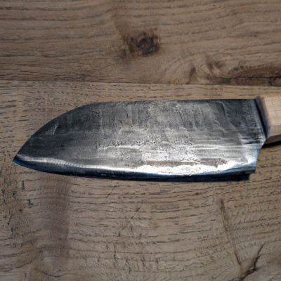Küchenmesser Wolframstahl mit mehrere Millionen Jahre altem Griff