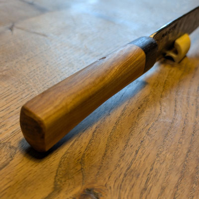 Küchenmesser Marder der BW mit stabilisiertem Wacholder
