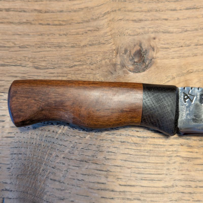 Outdoormesser/ Allzweckmesser mit Klinge aus Kopfpanzerung der Focke Wulf 190 dem Würger