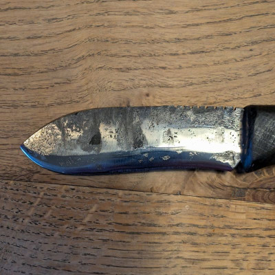 Outdoormesser/ Allzweckmesser mit Klinge aus Kopfpanzerung der Focke Wulf 190 dem Würger