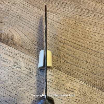 Küchenmesser/ Grillmesser aus Leopard 2 und Maser-Robinie