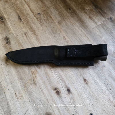 Outdoormesser mit Klinge aus einer alten Hufraspel