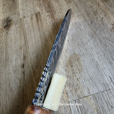 Outdoormesser/Allzweckmesser mit Klinge 35mm Kanone des Gepard