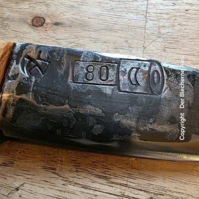 Allzweckmesser Kruppstahl Königtiger Nr.80 mit Flusseiche