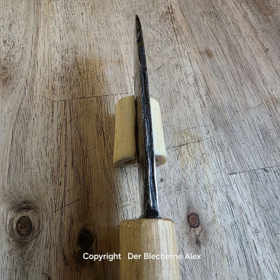 Allzweckmesser Kruppstahl Königtiger Nr.80 mit Flusseiche