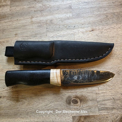 Allzweckmesser Kruppstahl Königtiger Nr.81 mit Flusseiche