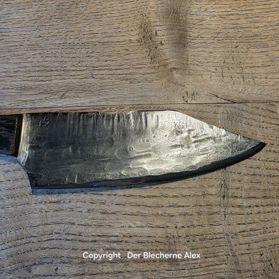 Küchenmesser/Grillmesser Wolframstahl mit Wenge