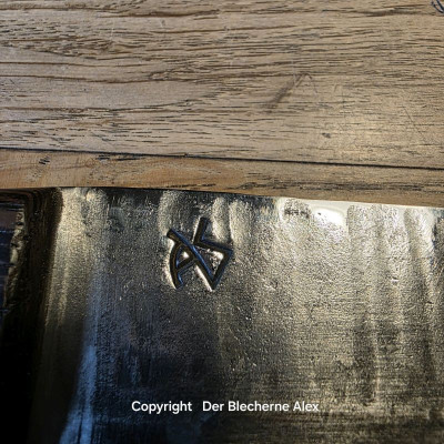 Küchenmesser/Grillmesser Wolframstahl mit Wenge