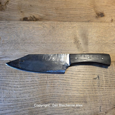 Küchenmesser/Grillmesser Wolframstahl mit Wenge