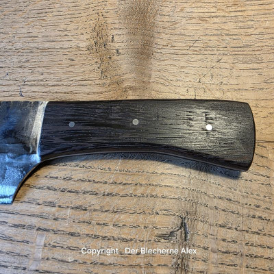 Küchenmesser/Grillmesser Wolframstahl mit Wenge