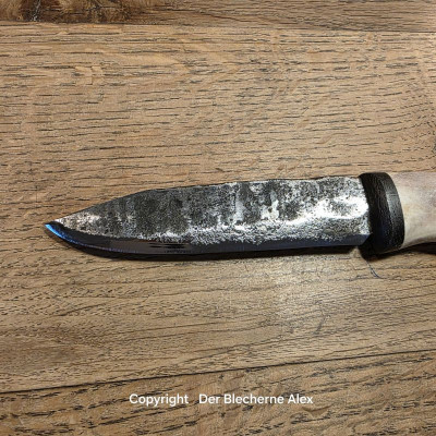 Outdoormesser/Allzweckmesser MG34 des 2WK mit Rothirsch