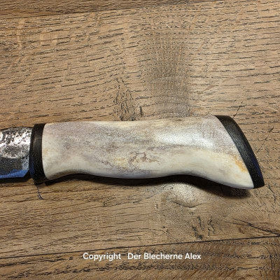 Outdoormesser/Allzweckmesser MG34 des 2WK mit Rothirsch