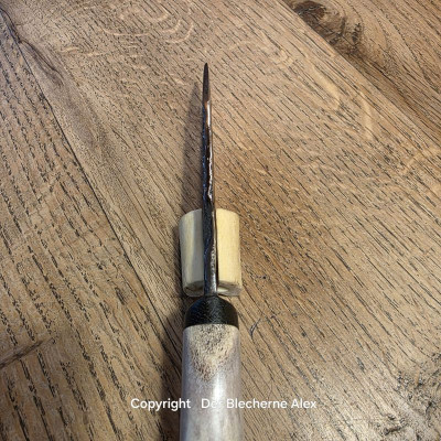 Outdoormesser/Allzweckmesser MG34 des 2WK mit Rothirsch