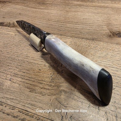 Outdoormesser/Allzweckmesser MG34 des 2WK mit Rothirsch