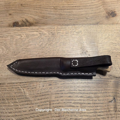 Outdoormesser/Allzweckmesser MG34 des 2WK mit Maser Robinie