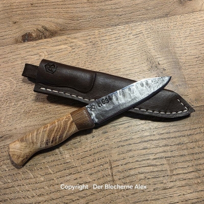 Outdoormesser/Allzweckmesser MG34 des 2WK mit Maser Robinie