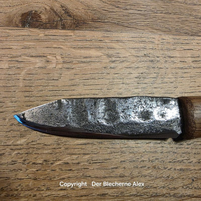 Outdoormesser/Allzweckmesser MG34 des 2WK mit Maser Robinie