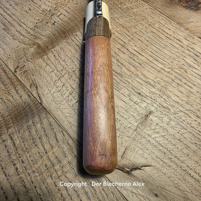 Allzweckmesser Klinge aus Leo2 Griff Zwetschge