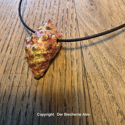 Kettenanhänger Meeresschnecke stabilisiert