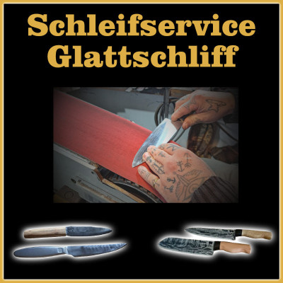 Schleifservice: Messer glatt