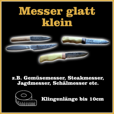 Schleifservice: Messer glatt